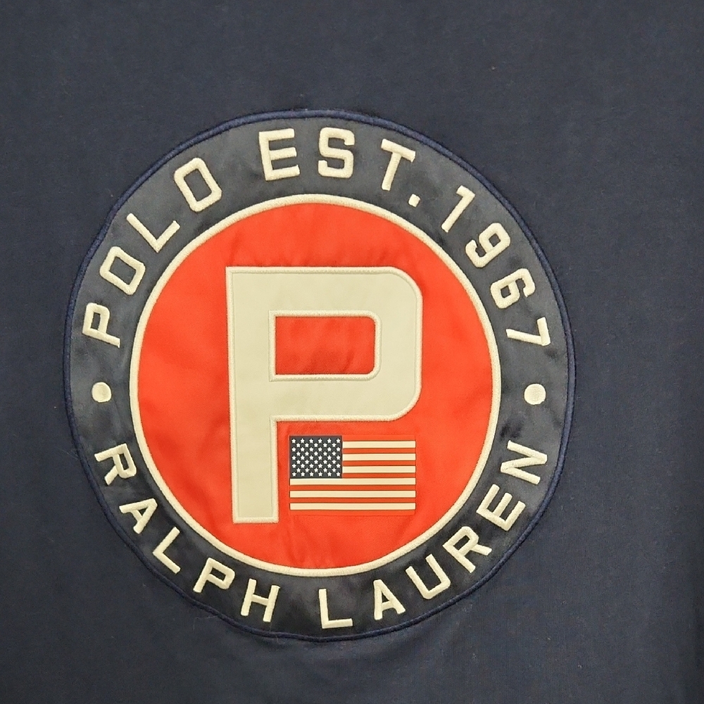 Men's Polo Ralph Lauren Navy T-shirt - Picture 3 of 5